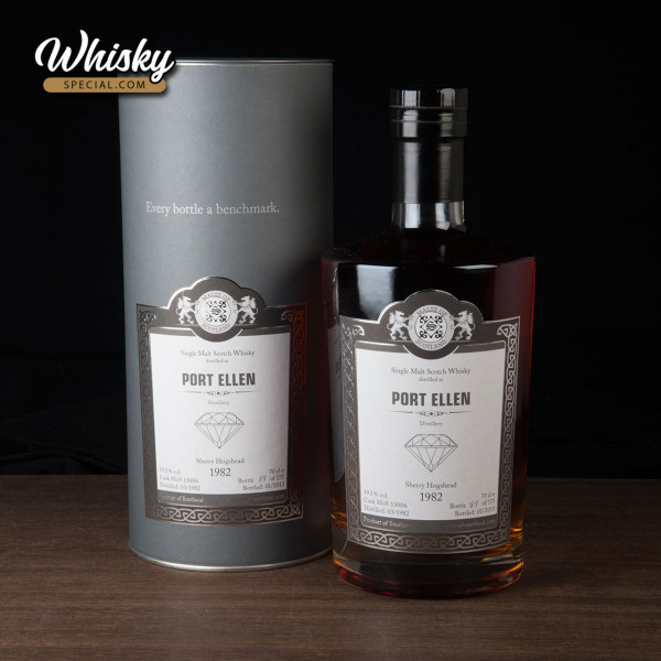 Port Ellen, 1982, 30y., Malts of Scotland, Diamonds Cask: 13006, front