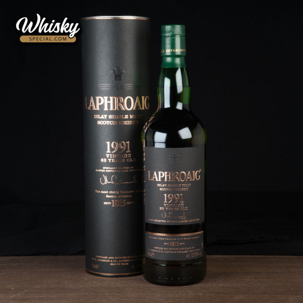 Laphroaig, 1991, Vintage, front