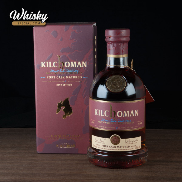 Kilchoman Port Cask Matured, Edition 2018, front