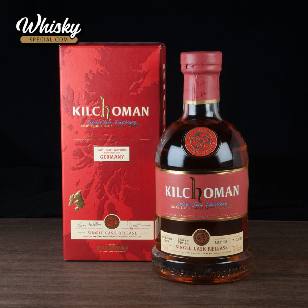 Kilchoman, Single Cask Release for Germany, 2008/ 2013, front