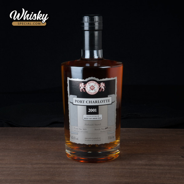 Port Charlotte, 2001, 8y., Malts of Scotland, Whisky Fair Limburg 2010, front